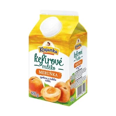 Krajanka Mléko kefírové 0,8% meruňka