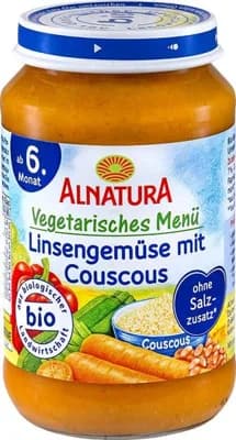 ALNATURA BIO Dětská výživa čočka a kuskus