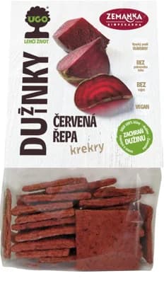 Biopekárna Zemanka Slané krekry s dužinou z červené řepy