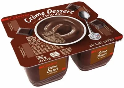 Casino Krémový čokoladový dezert, 4x 125 g