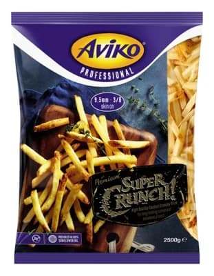 Aviko hranolky Super Crunch 9,5mm se slupkou