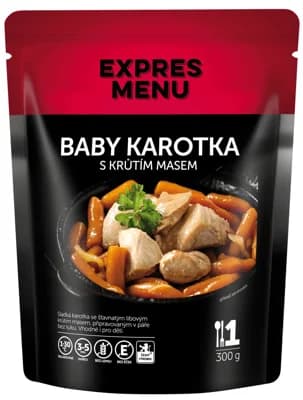 Expres Menu Baby karotka s krůtím masem