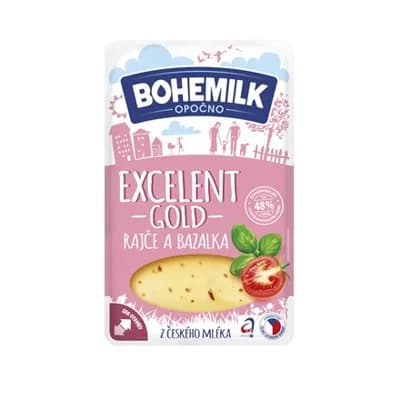 BOHEMILK Excelent Gold 48% rajčata bazalka plátky chlaz.