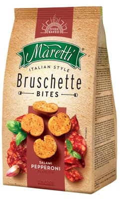 Maretti Bruschette s příchutí salám pepperoni