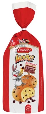 Chabrior Mini briošky s čokoládovými chipsy, 8 ks