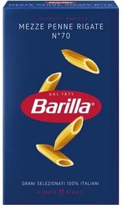 Barilla Mezze Penne Rigate Grani Selezionati 100% Italiani