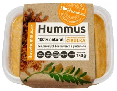 I love Hummus Hummus s karamelizovanou cibulkou