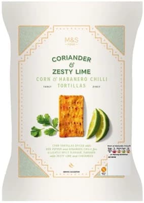 Marks & Spencer Tortillky s koriandrem a limetkou
