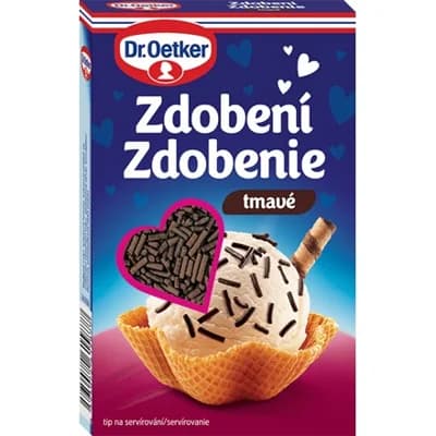 Dr. Oetker Zdobení tmavé 5 x