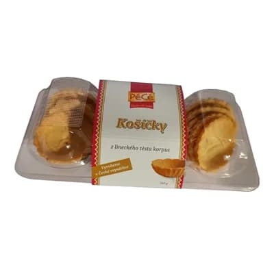 Košíčky z lineckého těsta 16 x