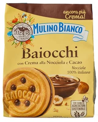 Mulino Bianco Baiocchi Lískooříško-kakaové sušenky