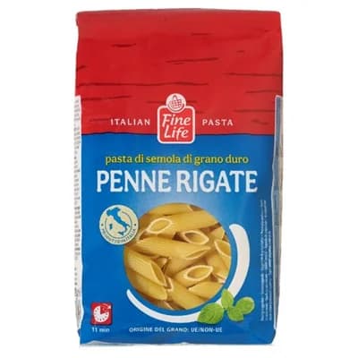 Fine Life Penne Rigate semolinové