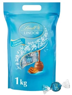 Lindt Bonboniéra LINDOR Megabalení čokoládových pralinek slaný karamel