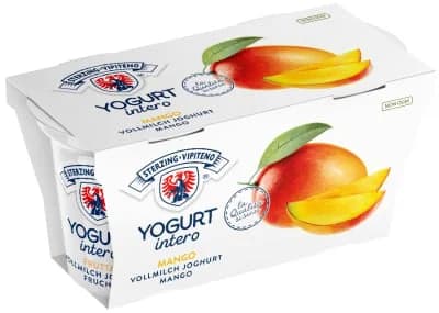 Sterzing-Vipiteno Plnotučný jogurt mango 2×125 g