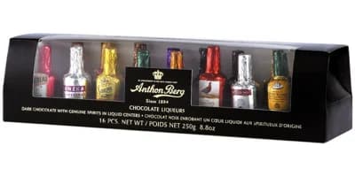 Anthon Berg lahvičky s alkoholem "liqueurs" 16 ks