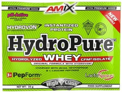 Amix Nutrition Amix HydroPure Hydrolyzed Whey CFM Protein - vanilkový krém